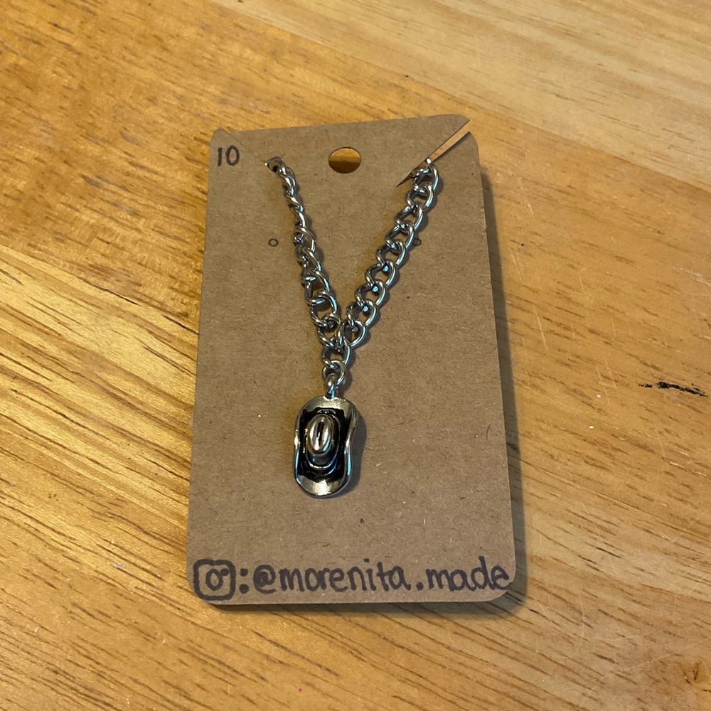 Western cowboy hat necklace